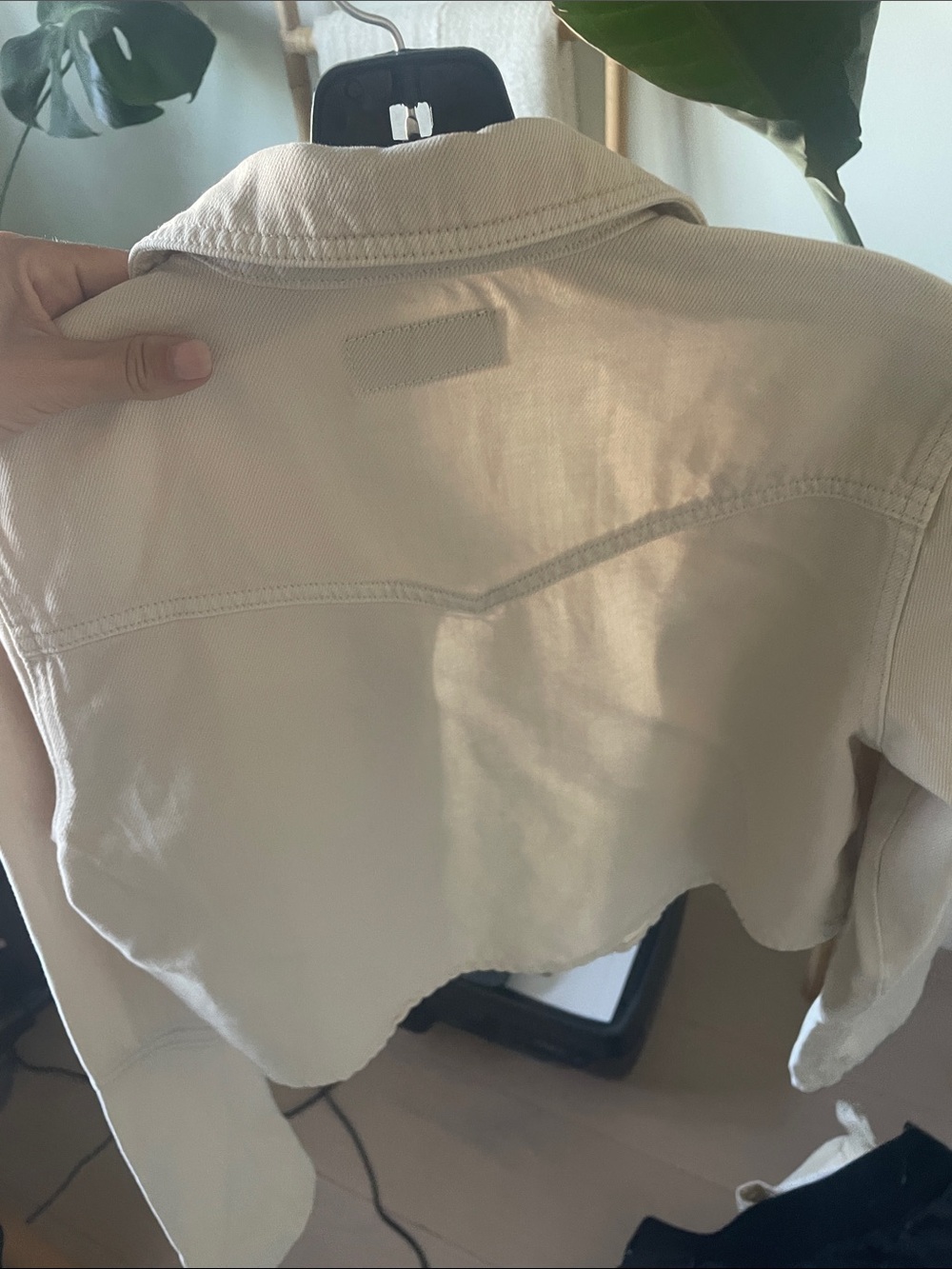 NWT Le Jean Swing Jacket in Bone XXS - Picture 13 of 15